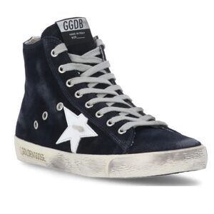 Golden Goose Deluxe Brand Francy High-Top Sneakers DU size 37/ US 7 Navy